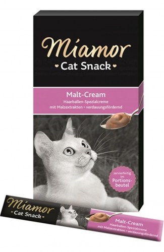 Miamor Cat Snack Pasta za mačke za IZBACIVANJE DLAKA 6x15g